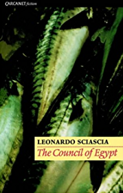 Book cover for The Council of Egypt by Leonardo Sciascia, shows close up photo of mackerel lying side by side.